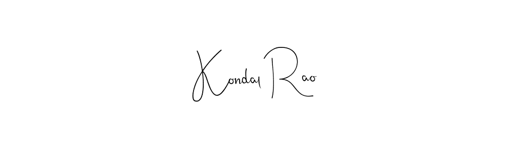 How to make Kondal Rao signature? Andilay-7BmLP is a professional autograph style. Create handwritten signature for Kondal Rao name. Kondal Rao signature style 4 images and pictures png