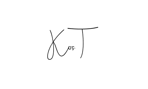 Make a beautiful signature design for name Kos T. Use this online signature maker to create a handwritten signature for free. Kos T signature style 4 images and pictures png