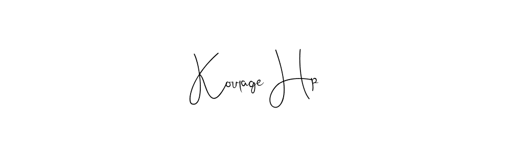 How to Draw Koulage Hp signature style? Andilay-7BmLP is a latest design signature styles for name Koulage Hp. Koulage Hp signature style 4 images and pictures png