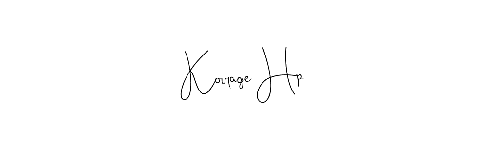 Make a beautiful signature design for name Koulage Hp. Use this online signature maker to create a handwritten signature for free. Koulage Hp signature style 4 images and pictures png