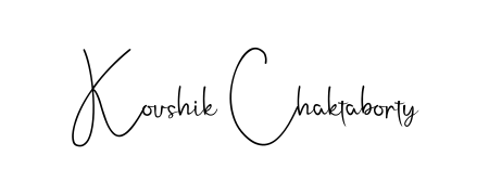 How to make Koushik Chaktaborty name signature. Use Andilay-7BmLP style for creating short signs online. This is the latest handwritten sign. Koushik Chaktaborty signature style 4 images and pictures png