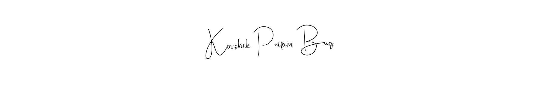 Similarly Andilay-7BmLP is the best handwritten signature design. Signature creator online .You can use it as an online autograph creator for name Koushik Pritam Bag. Koushik Pritam Bag signature style 4 images and pictures png