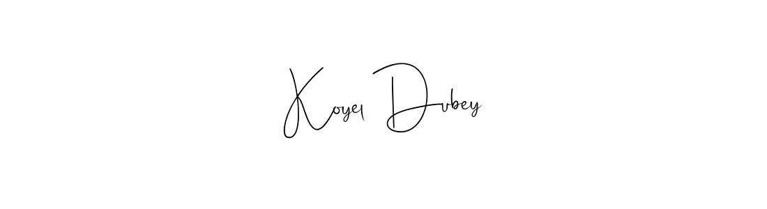 Make a beautiful signature design for name Koyel Dubey. Use this online signature maker to create a handwritten signature for free. Koyel Dubey signature style 4 images and pictures png