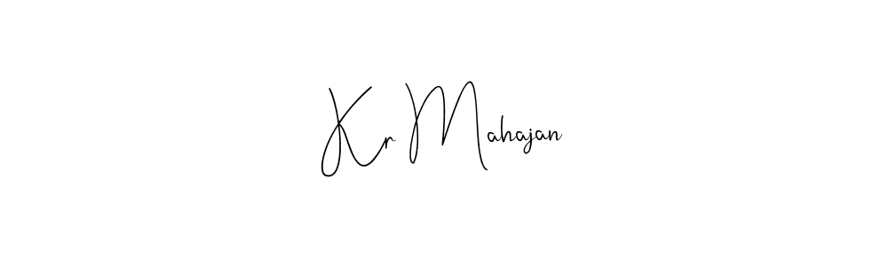 Also we have Kr Mahajan name is the best signature style. Create professional handwritten signature collection using Andilay-7BmLP autograph style. Kr Mahajan signature style 4 images and pictures png