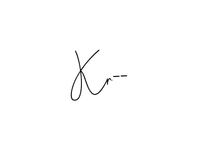 How to make Kr-- name signature. Use Andilay-7BmLP style for creating short signs online. This is the latest handwritten sign. Kr-- signature style 4 images and pictures png