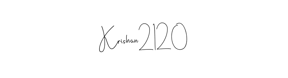 You can use this online signature creator to create a handwritten signature for the name Krishan2120. This is the best online autograph maker. Krishan2120 signature style 4 images and pictures png