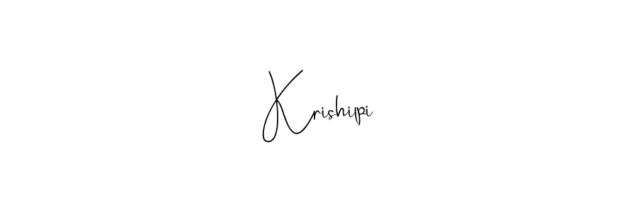 Krishilpi stylish signature style. Best Handwritten Sign (Andilay-7BmLP) for my name. Handwritten Signature Collection Ideas for my name Krishilpi. Krishilpi signature style 4 images and pictures png