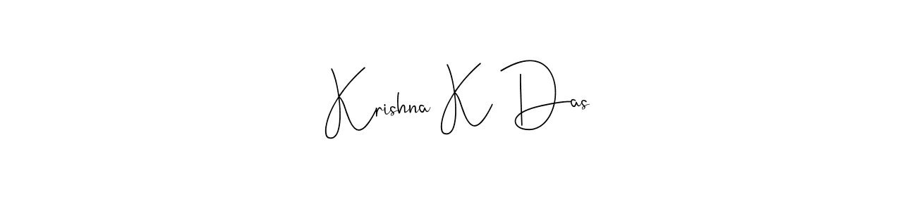 Make a beautiful signature design for name Krishna K Das. Use this online signature maker to create a handwritten signature for free. Krishna K Das signature style 4 images and pictures png