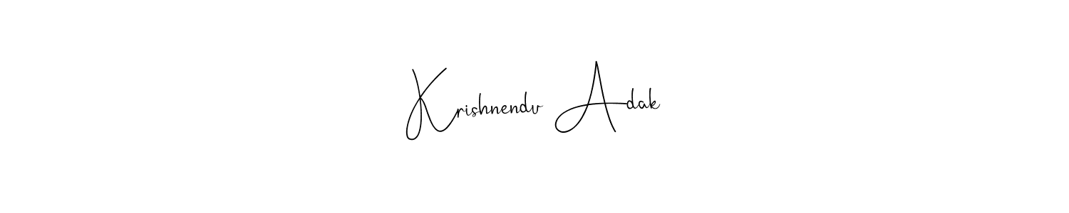 You can use this online signature creator to create a handwritten signature for the name Krishnendu Adak. This is the best online autograph maker. Krishnendu Adak signature style 4 images and pictures png