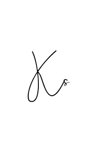 Ks stylish signature style. Best Handwritten Sign (Andilay-7BmLP) for my name. Handwritten Signature Collection Ideas for my name Ks. Ks signature style 4 images and pictures png