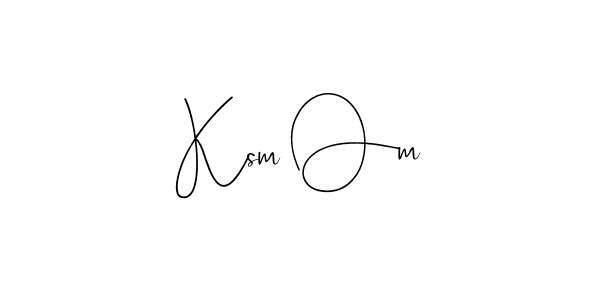 The best way (Andilay-7BmLP) to make a short signature is to pick only two or three words in your name. The name Ksm Om include a total of six letters. For converting this name. Ksm Om signature style 4 images and pictures png