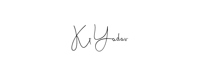 It looks lik you need a new signature style for name Kt Yadav. Design unique handwritten (Andilay-7BmLP) signature with our free signature maker in just a few clicks. Kt Yadav signature style 4 images and pictures png
