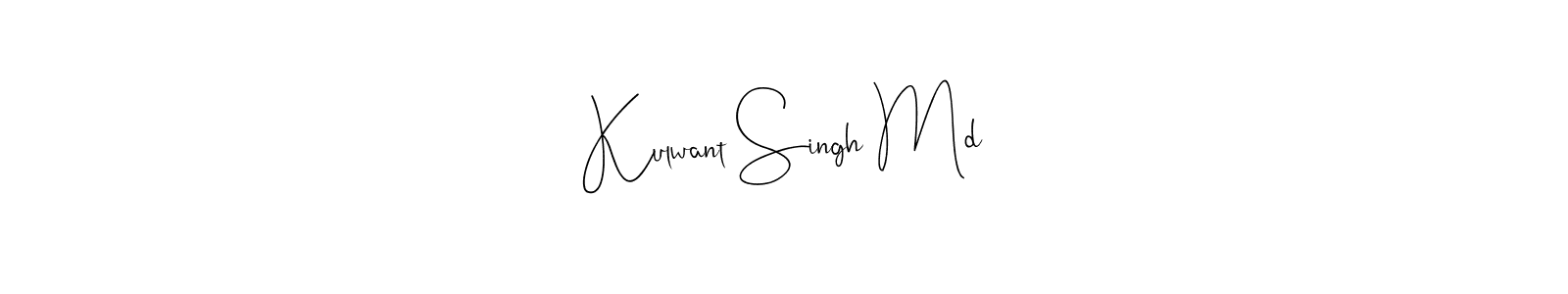 This is the best signature style for the Kulwant Singh Md name. Also you like these signature font (Andilay-7BmLP). Mix name signature. Kulwant Singh Md signature style 4 images and pictures png