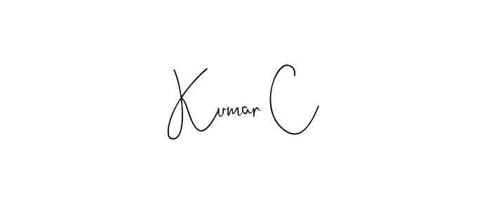 Similarly Andilay-7BmLP is the best handwritten signature design. Signature creator online .You can use it as an online autograph creator for name Kumar C. Kumar C signature style 4 images and pictures png