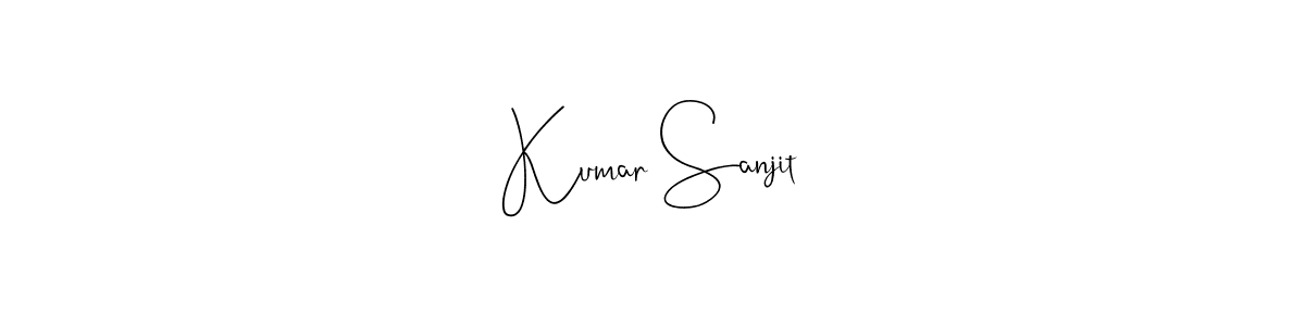 This is the best signature style for the Kumar Sanjit name. Also you like these signature font (Andilay-7BmLP). Mix name signature. Kumar Sanjit signature style 4 images and pictures png