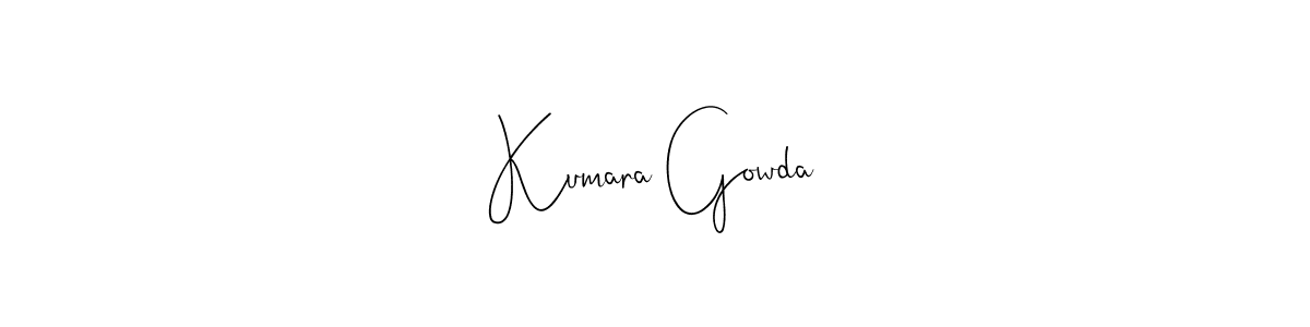 This is the best signature style for the Kumara Gowda name. Also you like these signature font (Andilay-7BmLP). Mix name signature. Kumara Gowda signature style 4 images and pictures png