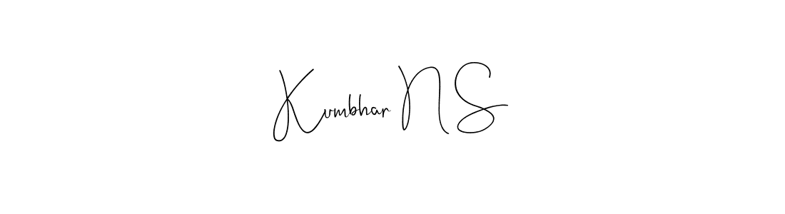 This is the best signature style for the Kumbhar N S name. Also you like these signature font (Andilay-7BmLP). Mix name signature. Kumbhar N S signature style 4 images and pictures png