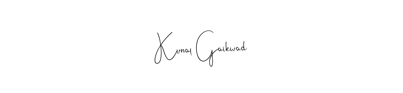 Make a short Kunal Gaikwad signature style. Manage your documents anywhere anytime using Andilay-7BmLP. Create and add eSignatures, submit forms, share and send files easily. Kunal Gaikwad signature style 4 images and pictures png