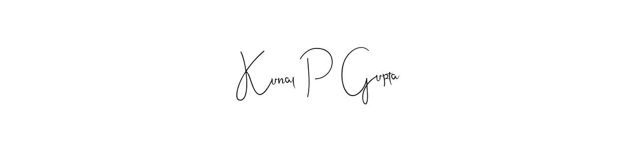 Similarly Andilay-7BmLP is the best handwritten signature design. Signature creator online .You can use it as an online autograph creator for name Kunal P Gupta. Kunal P Gupta signature style 4 images and pictures png