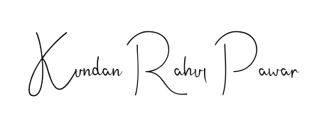Express your personality with a custom Kundan Rahul Pawar signature crafted with Andilay-7BmLP typography. Free transparent PNG download available. Kundan Rahul Pawar signature style 4 images and pictures png