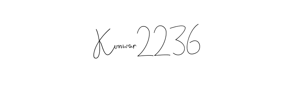 It looks lik you need a new signature style for name Kunwar2236. Design unique handwritten (Andilay-7BmLP) signature with our free signature maker in just a few clicks. Kunwar2236 signature style 4 images and pictures png