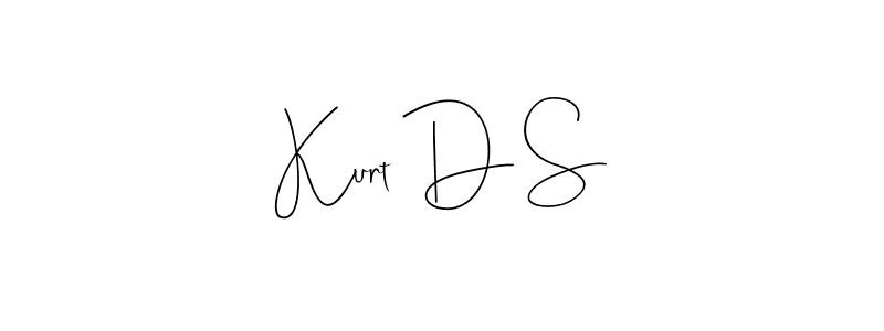 Also You can easily find your signature by using the search form. We will create Kurt D S name handwritten signature images for you free of cost using Andilay-7BmLP sign style. Kurt D S signature style 4 images and pictures png