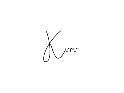Design your own signature with our free online signature maker. With this signature software, you can create a handwritten (Andilay-7BmLP) signature for name Kuru. Kuru signature style 4 images and pictures png