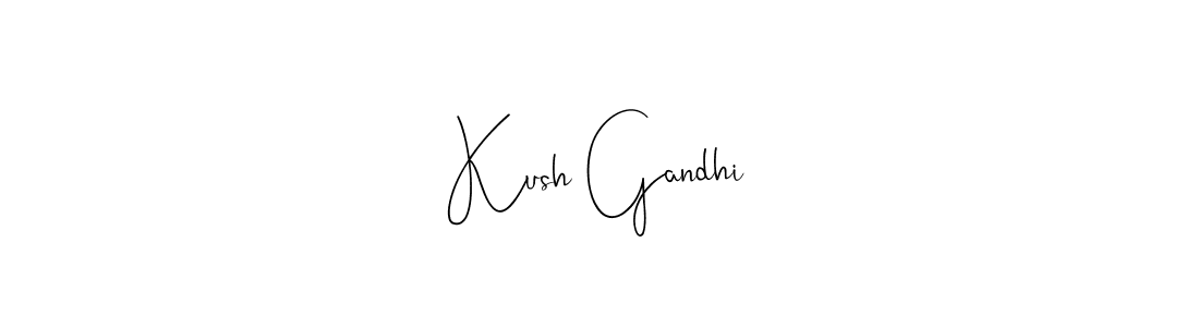 Once you've used our free online signature maker to create your best signature Andilay-7BmLP style, it's time to enjoy all of the benefits that Kush Gandhi name signing documents. Kush Gandhi signature style 4 images and pictures png