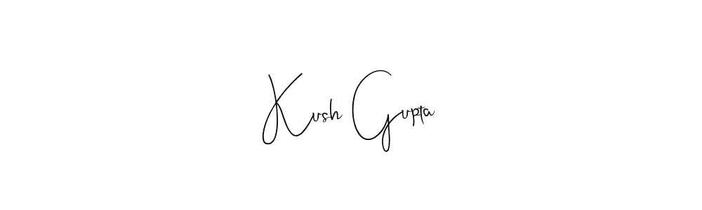 Kush Gupta stylish signature style. Best Handwritten Sign (Andilay-7BmLP) for my name. Handwritten Signature Collection Ideas for my name Kush Gupta. Kush Gupta signature style 4 images and pictures png