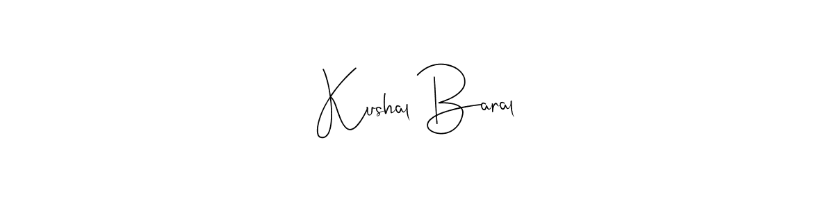 Best and Professional Signature Style for Kushal Baral. Andilay-7BmLP Best Signature Style Collection. Kushal Baral signature style 4 images and pictures png