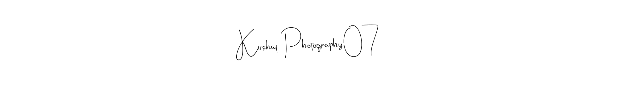 Once you've used our free online signature maker to create your best signature Andilay-7BmLP style, it's time to enjoy all of the benefits that Kushal Photography07 name signing documents. Kushal Photography07 signature style 4 images and pictures png