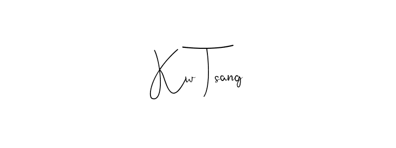 Use a signature maker to create a handwritten signature online. With this signature software, you can design (Andilay-7BmLP) your own signature for name Kw Tsang. Kw Tsang signature style 4 images and pictures png