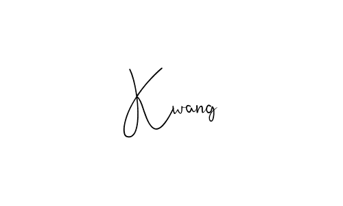 Make a beautiful signature design for name Kwang. With this signature (Andilay-7BmLP) style, you can create a handwritten signature for free. Kwang signature style 4 images and pictures png