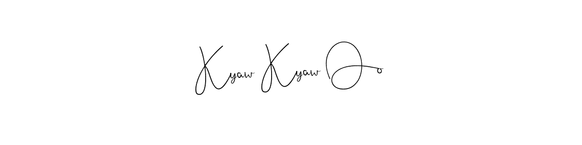 How to make Kyaw Kyaw Oo signature? Andilay-7BmLP is a professional autograph style. Create handwritten signature for Kyaw Kyaw Oo name. Kyaw Kyaw Oo signature style 4 images and pictures png