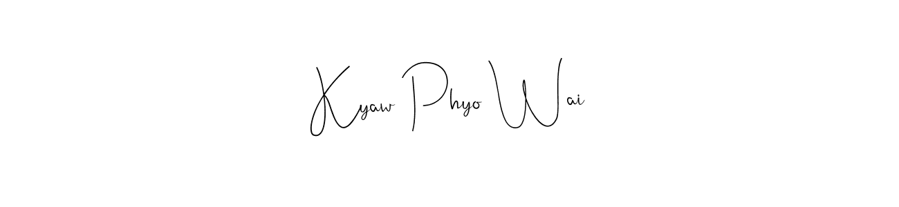 See photos of Kyaw Phyo Wai official signature by Spectra . Check more albums & portfolios. Read reviews & check more about Andilay-7BmLP font. Kyaw Phyo Wai signature style 4 images and pictures png