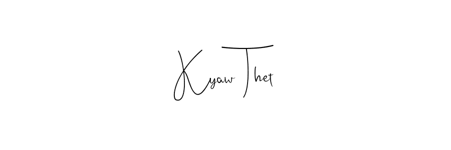 You can use this online signature creator to create a handwritten signature for the name Kyaw Thet. This is the best online autograph maker. Kyaw Thet signature style 4 images and pictures png