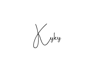 Here are the top 10 professional signature styles for the name Kyky. These are the best autograph styles you can use for your name. Kyky signature style 4 images and pictures png