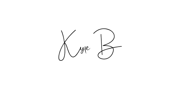 Once you've used our free online signature maker to create your best signature Andilay-7BmLP style, it's time to enjoy all of the benefits that Kyle B name signing documents. Kyle B signature style 4 images and pictures png