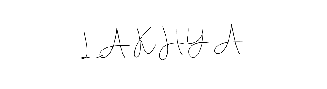 Andilay-7BmLP is a professional signature style that is perfect for those who want to add a touch of class to their signature. It is also a great choice for those who want to make their signature more unique. Get L A K H Y A name to fancy signature for free. L A K H Y A signature style 4 images and pictures png