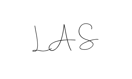 The best way (Andilay-7BmLP) to make a short signature is to pick only two or three words in your name. The name L A S include a total of six letters. For converting this name. L A S signature style 4 images and pictures png