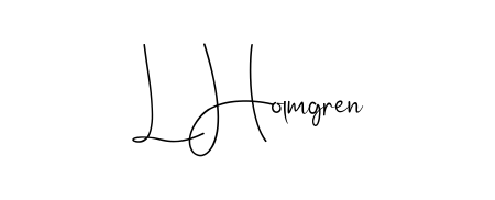 Download transparent PNG signature for name L Holmgren styled with Andilay-7BmLP font. Ready to paste directly into PDF and Word agreements. L Holmgren signature style 4 images and pictures png