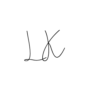 How to Draw L K signature style? Andilay-7BmLP is a latest design signature styles for name L K. L K signature style 4 images and pictures png