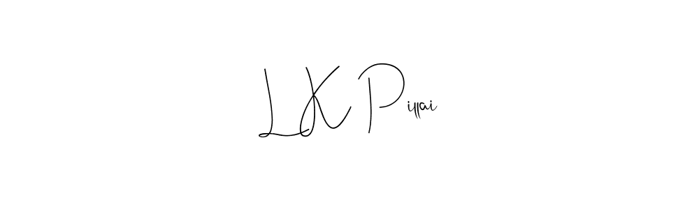 Similarly Andilay-7BmLP is the best handwritten signature design. Signature creator online .You can use it as an online autograph creator for name L K Pillai. L K Pillai signature style 4 images and pictures png