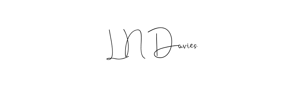 This is the best signature style for the L N Davies name. Also you like these signature font (Andilay-7BmLP). Mix name signature. L N Davies signature style 4 images and pictures png