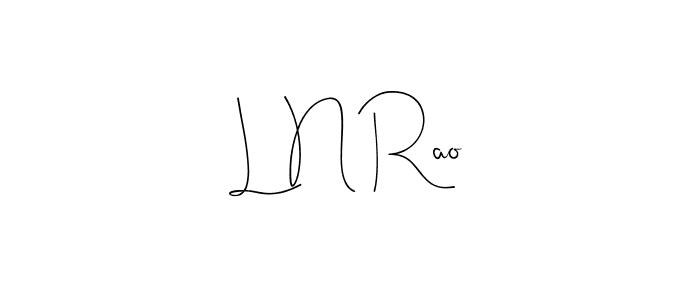 Also You can easily find your signature by using the search form. We will create L N Rao name handwritten signature images for you free of cost using Andilay-7BmLP sign style. L N Rao signature style 4 images and pictures png