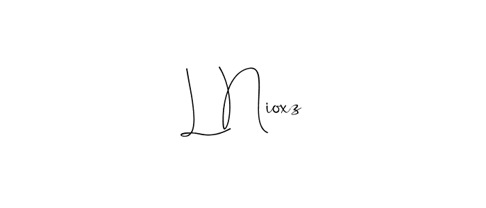 L Nioxz stylish signature style. Best Handwritten Sign (Andilay-7BmLP) for my name. Handwritten Signature Collection Ideas for my name L Nioxz. L Nioxz signature style 4 images and pictures png