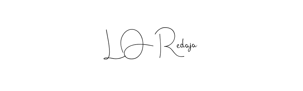 You can use this online signature creator to create a handwritten signature for the name L O Redaja. This is the best online autograph maker. L O Redaja signature style 4 images and pictures png