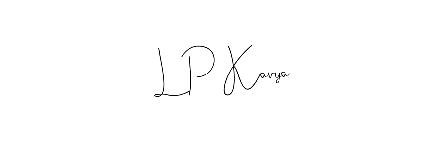 Also You can easily find your signature by using the search form. We will create L P Kavya name handwritten signature images for you free of cost using Andilay-7BmLP sign style. L P Kavya signature style 4 images and pictures png