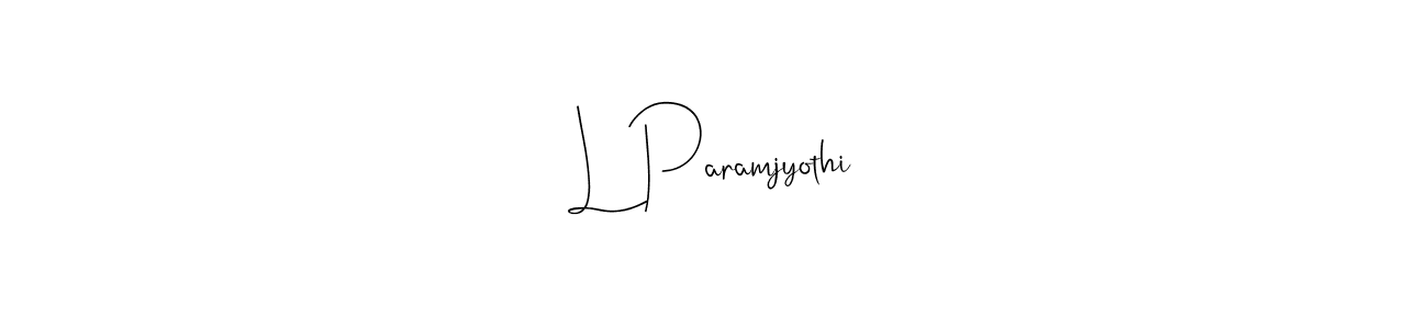 Also You can easily find your signature by using the search form. We will create L Paramjyothi name handwritten signature images for you free of cost using Andilay-7BmLP sign style. L Paramjyothi signature style 4 images and pictures png
