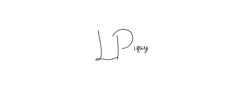 L Pillay stylish signature style. Best Handwritten Sign (Andilay-7BmLP) for my name. Handwritten Signature Collection Ideas for my name L Pillay. L Pillay signature style 4 images and pictures png